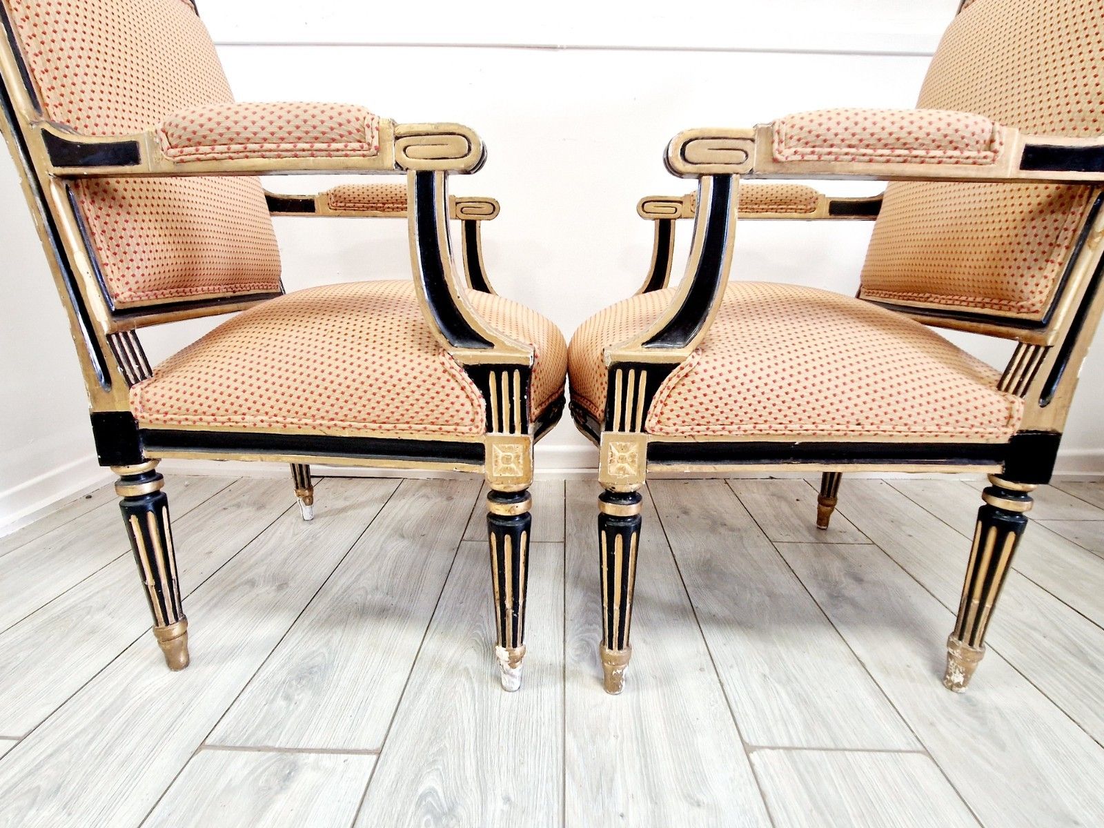 553.0 Antique French Armchairs Napoleon III Period photo