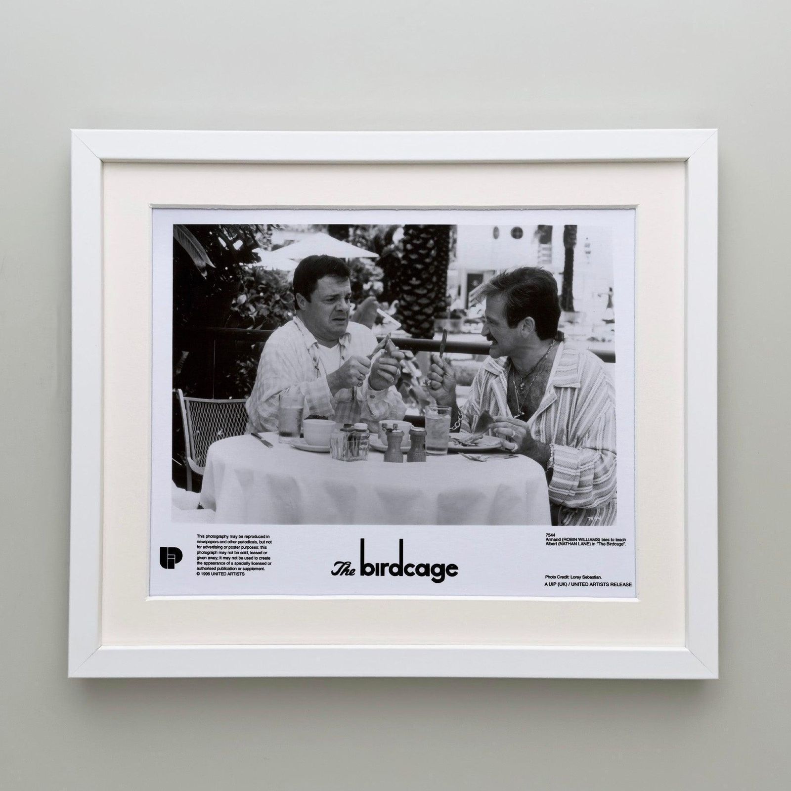 The Birdcage 1996 Publiciteitsfilm Movie Press Still Ingelijst photo Kunst