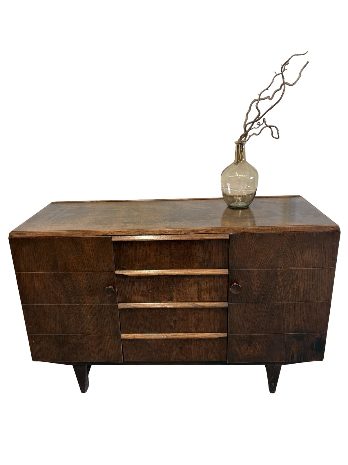Art Deco Oak Sideboard / Dresser Sleek Classic Period Design photo for sale