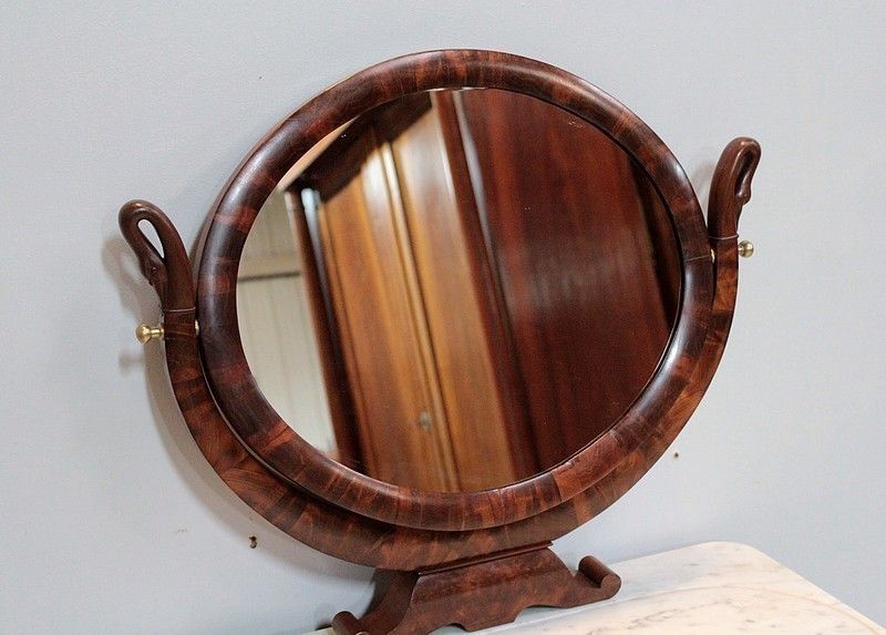Charles X Dressing Table In Mahogany 19th photo furniture