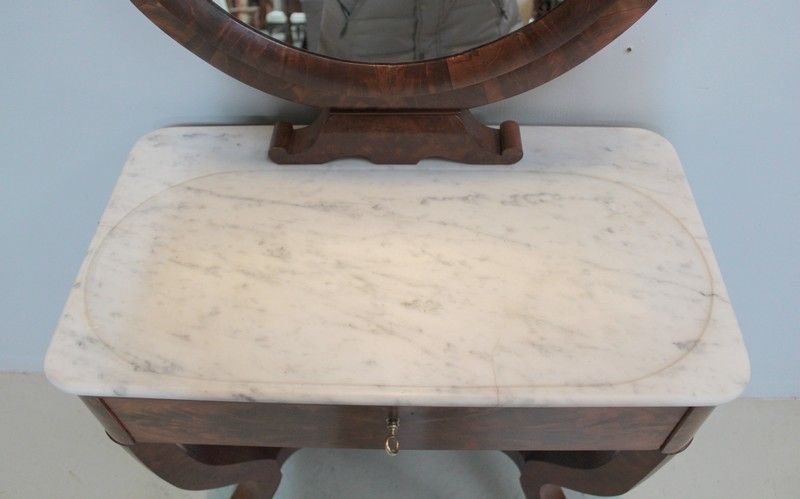 Charles X Dressing Table In Mahogany 19th photo 2466.85