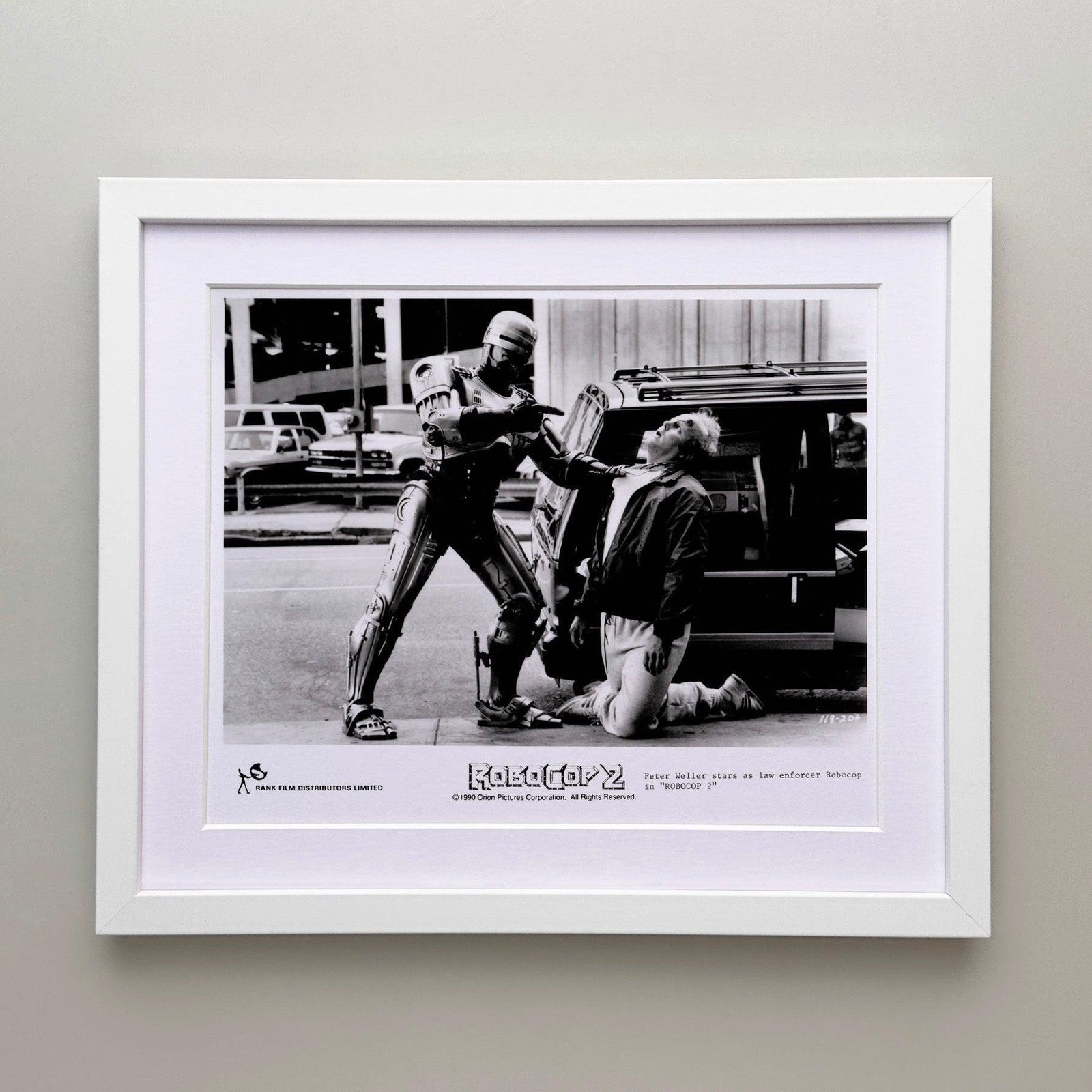 Photo de presse originale Robocop 2, 1990, encadrée photo for sale