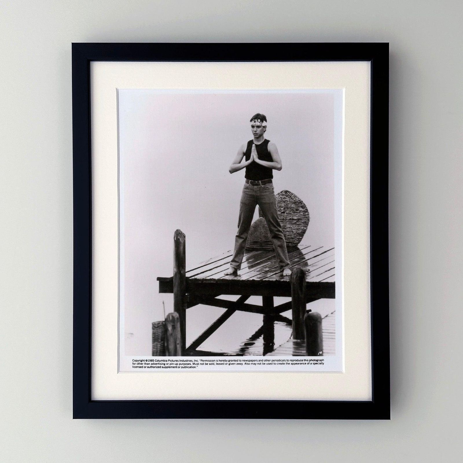 The Karate Kid 1984 Publicity Film Movie Press Still Framed photo furniture