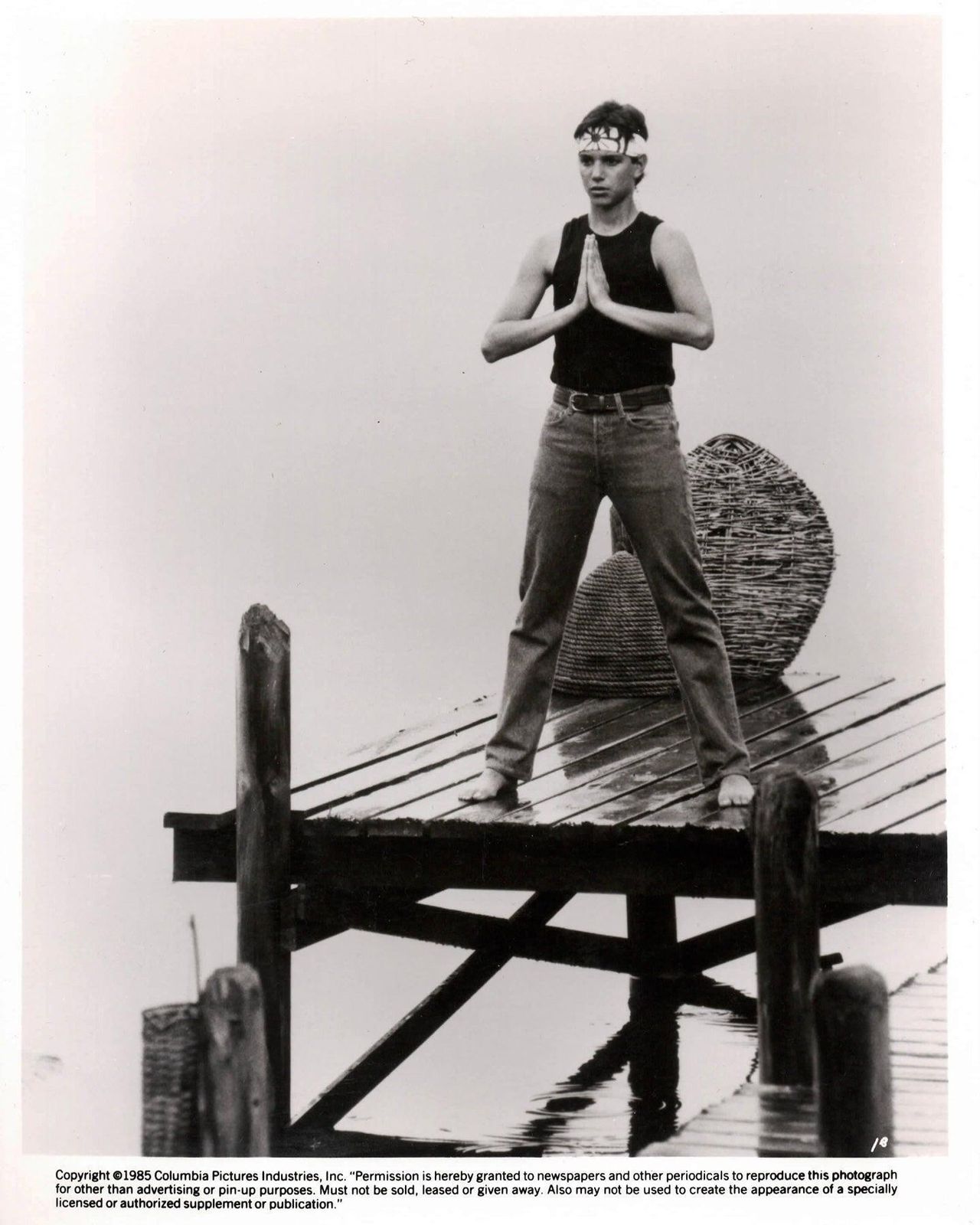 The Karate Kid 1984 Publicity Film Movie Press Still Framed photo vinterior