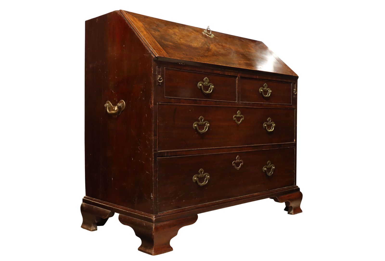 Mid 18th Century Mahogany Bureau Of Good Colour And Figure photo furniture