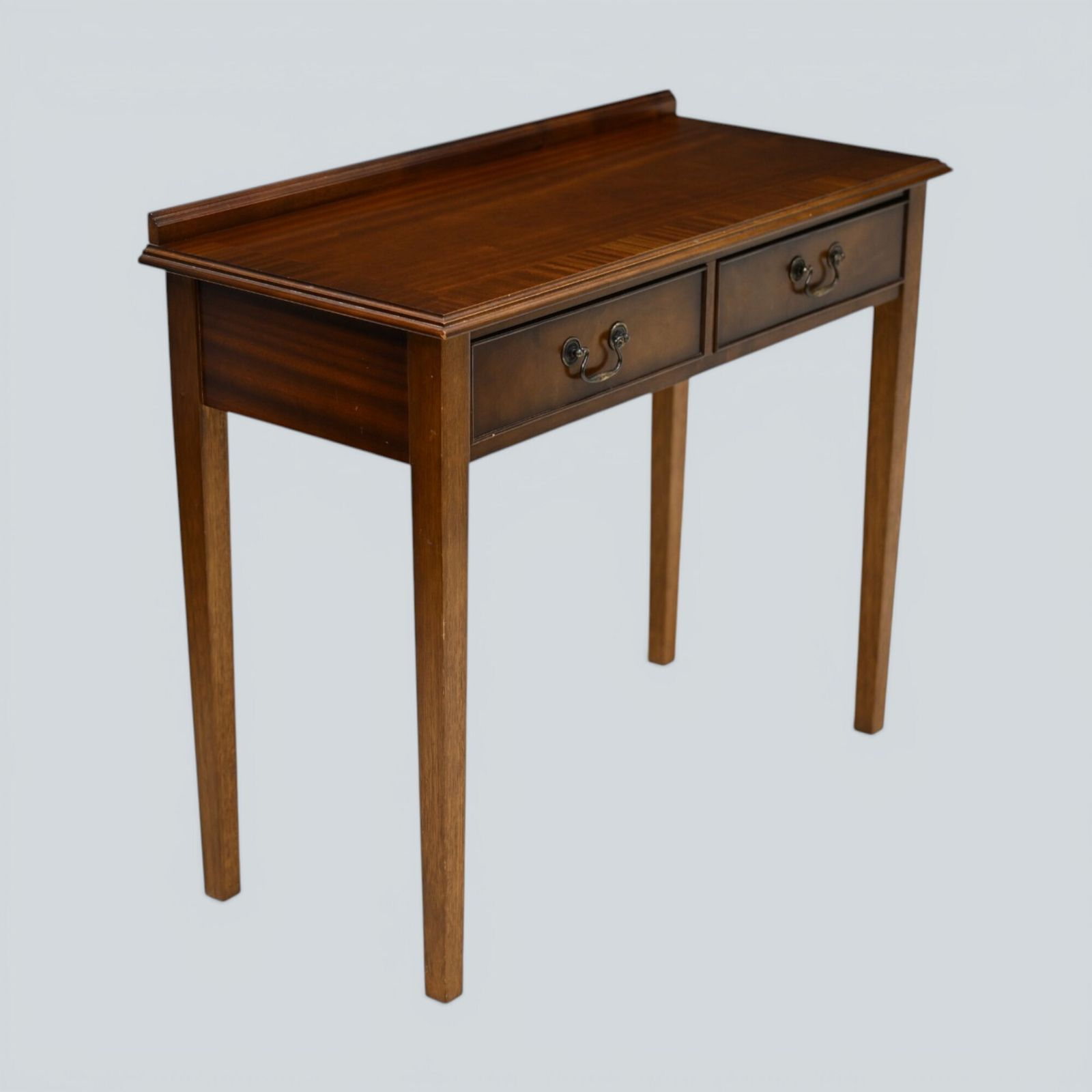 Hall Table Vintage Narrow Reproduction With 2 Drawers Free Uk Delivery photo vintage