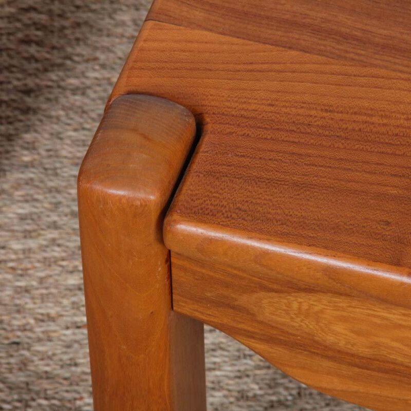 Pair Of Solid Elm Bedside Tables Dating From The 1980s photo Furniture
