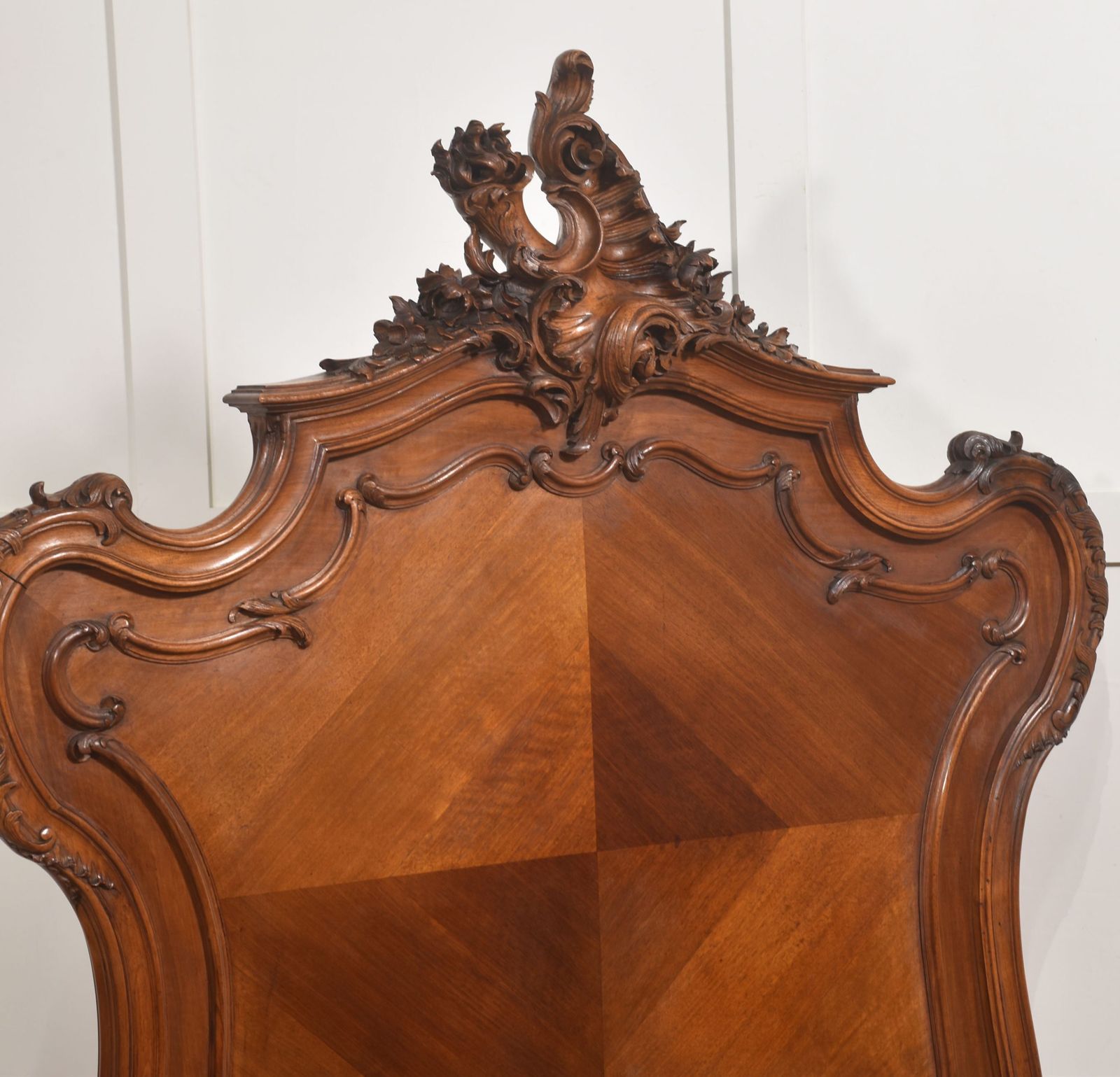 Pair Of Carved Walnut Single Beds photo vinterior