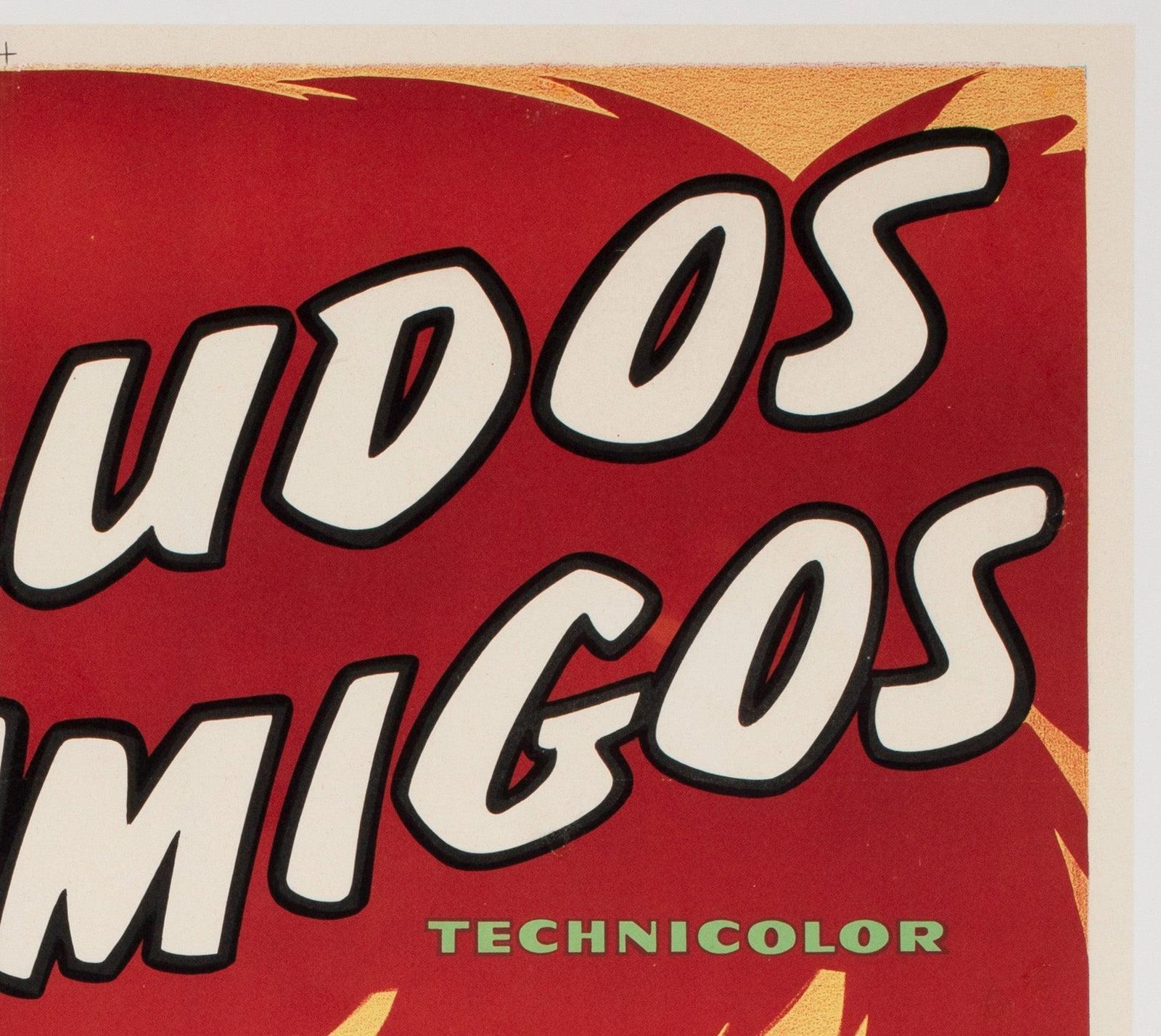Saludos Amigos C1950 Franse Moyenne Filmposter photo Kunst