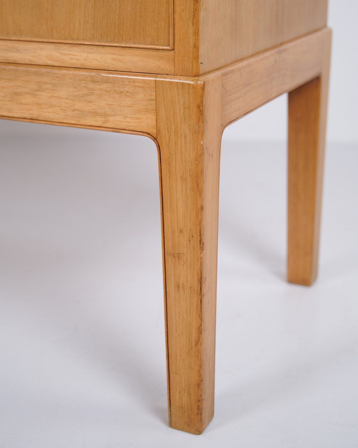 photo for sale Sideboard Cabinet In Light Walnut By Ole Wanscher For A.J. Iversen, 1940s