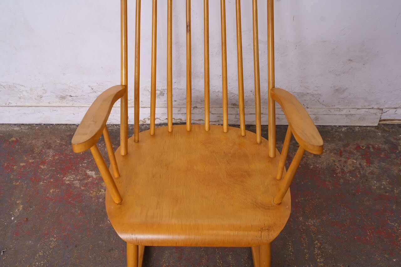 Mid Century Madmoiselle Rocking Chair By Ilmari Tapiovaara photo furniture