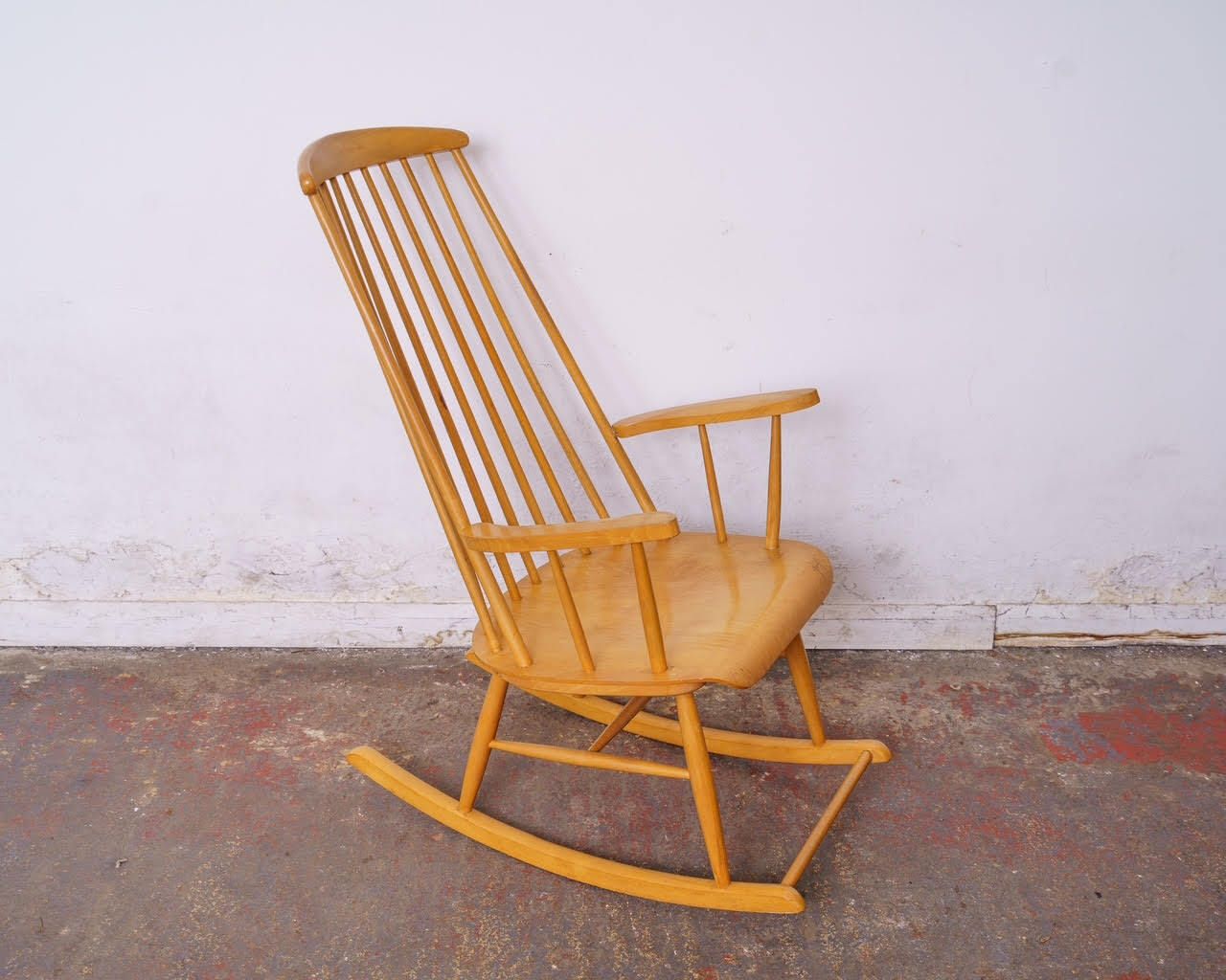 Mid Century Madmoiselle Rocking Chair By Ilmari Tapiovaara photo buy