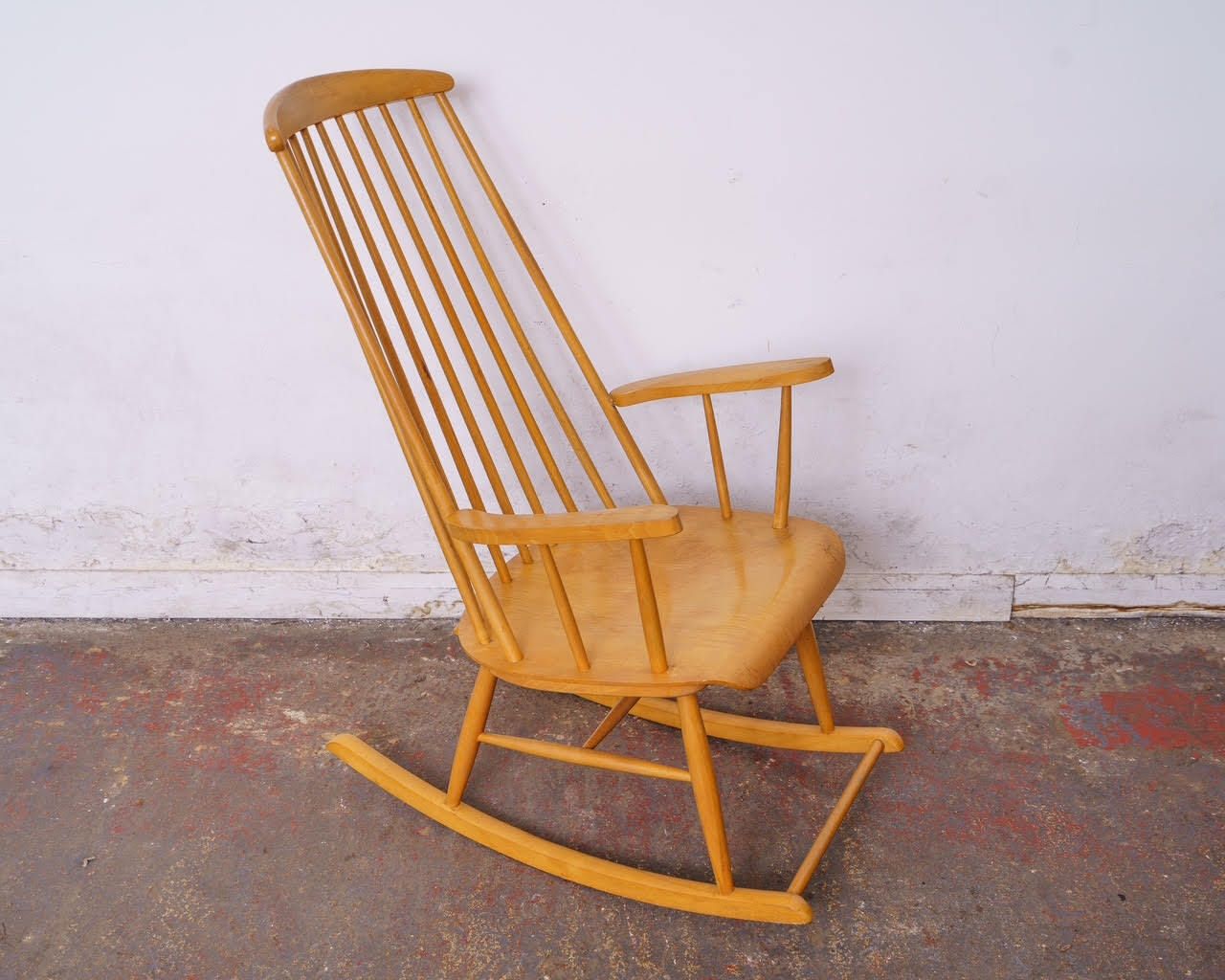 photo furniture Mid Century Madmoiselle Rocking Chair By Ilmari Tapiovaara