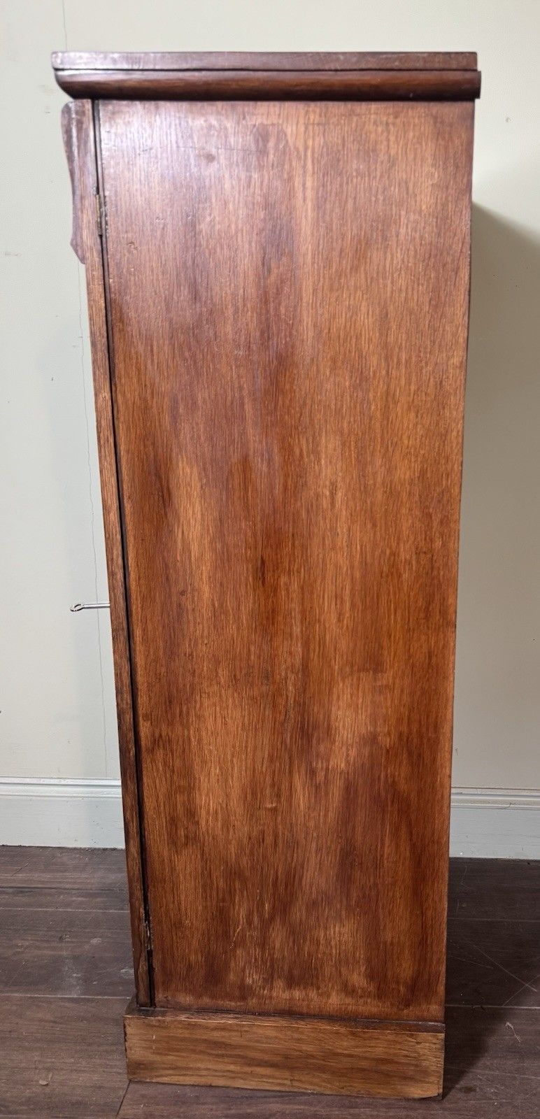Victorian Oak Wellington Chest photo vintage