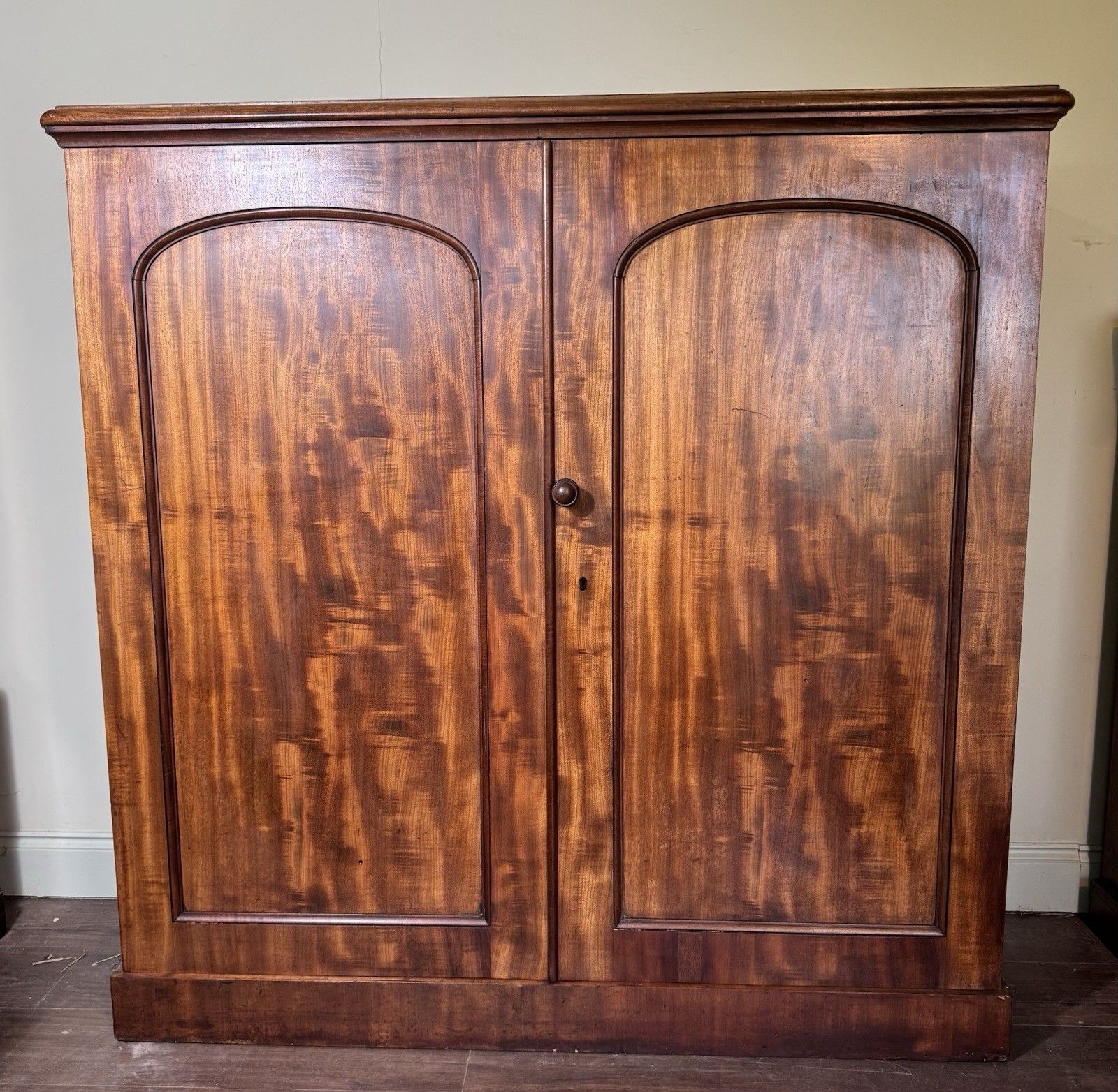 Victorian Mahogany Linen Press photo for sale