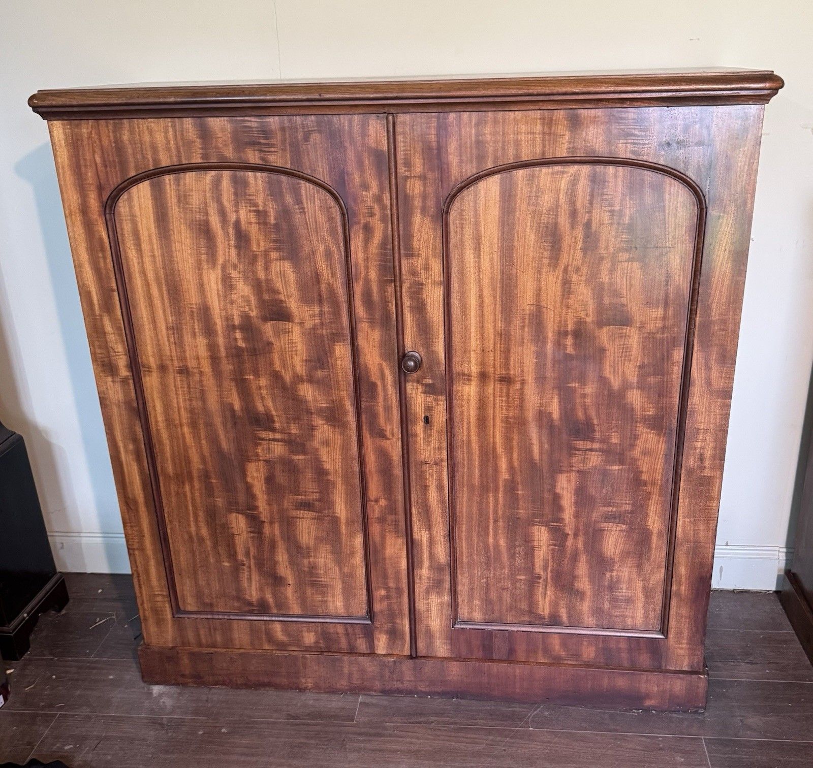 Victorian Mahogany Linen Press photo buy
