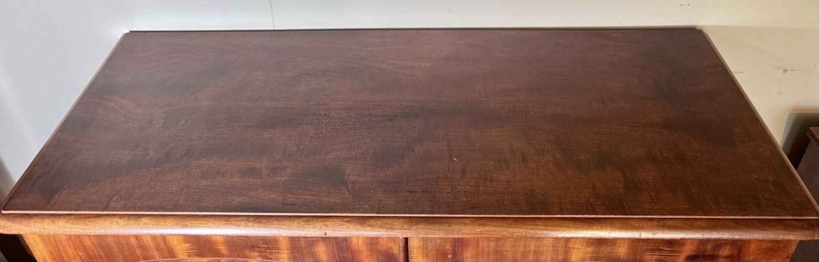 525.0 Victorian Mahogany Linen Press photo