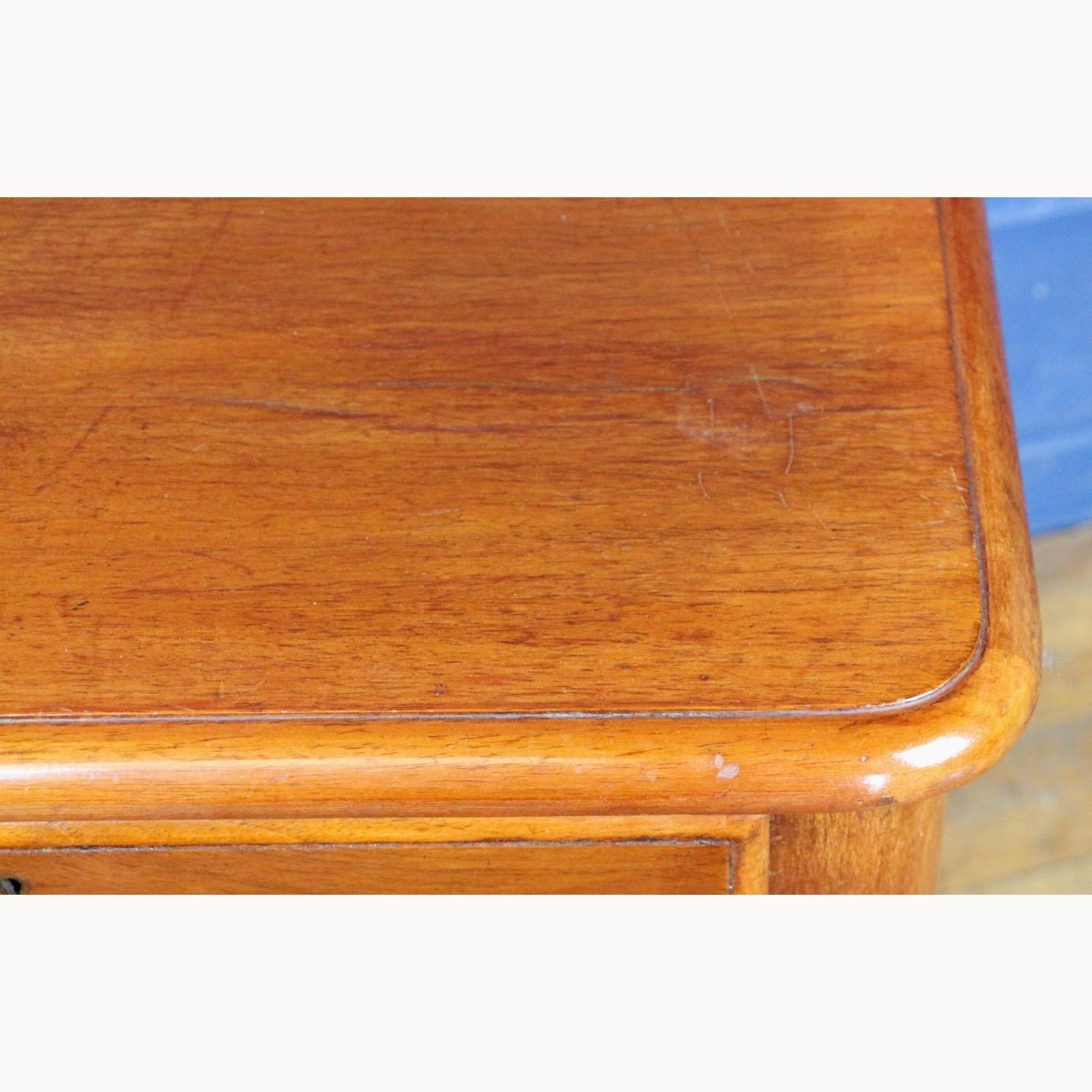 A Victorian Mahogany Two Over Two Chest Of Drawers Raised On Bun Feet photo Furniture