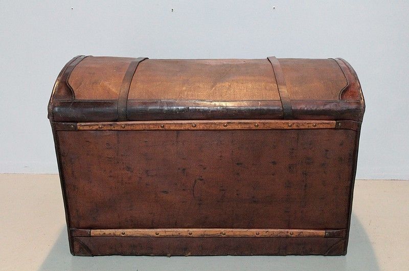 Furniture Travel Trunk Epoque 1900 photo