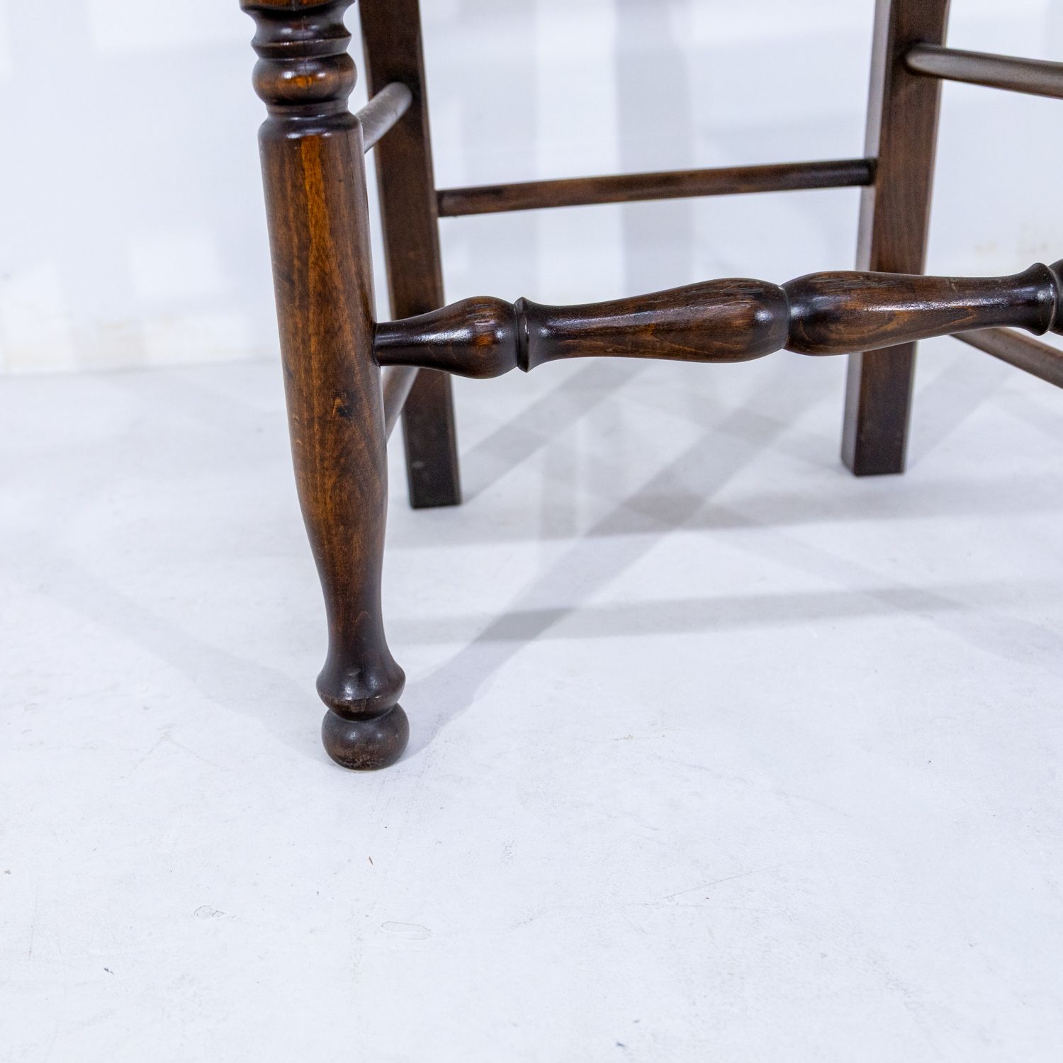 Oak Refectory Table And Six Oak Rush Seated Chairs photo 2494.0