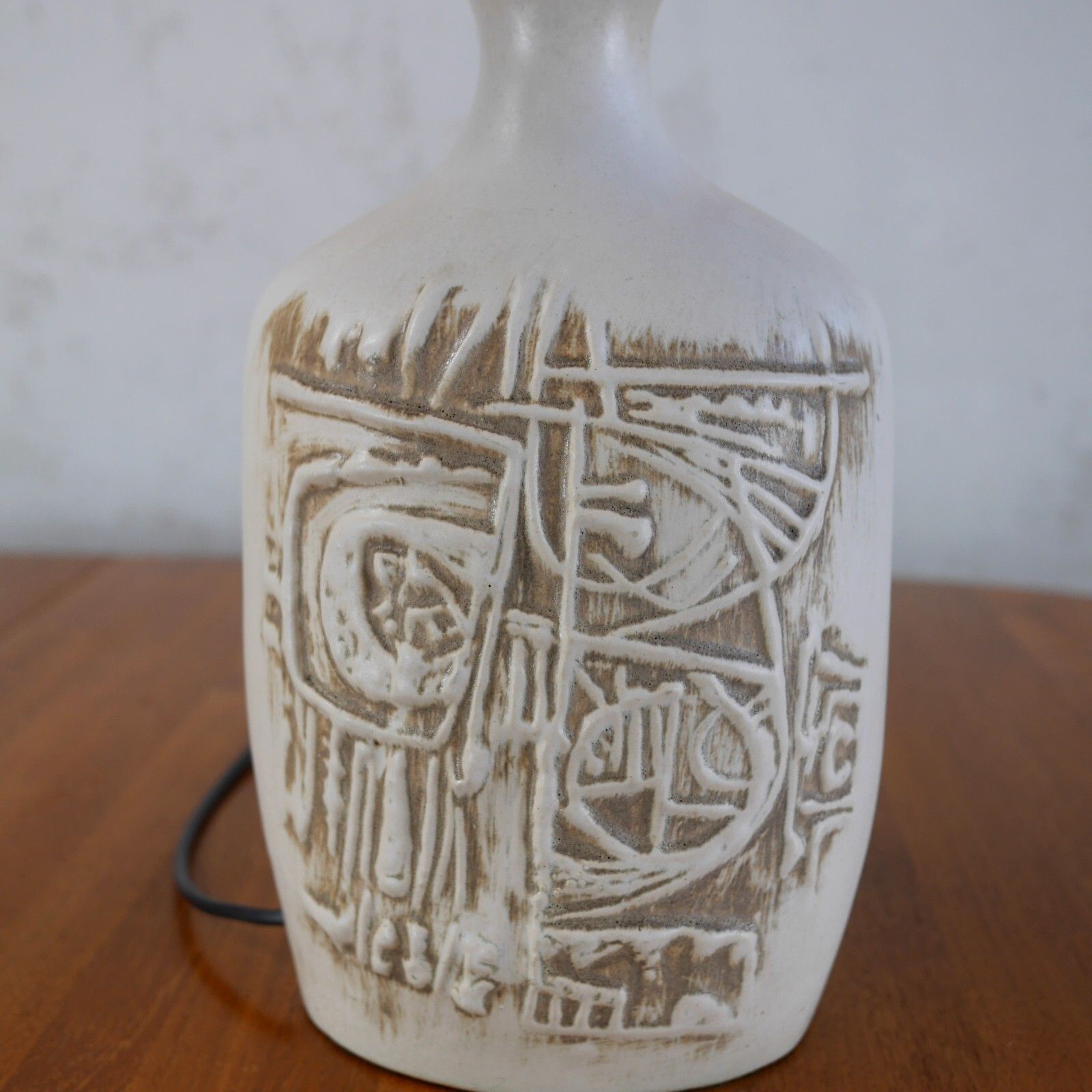 photo for sale Vintage Mid Century Abstract Brutalist Studio Pottery Lamp Shade #102729