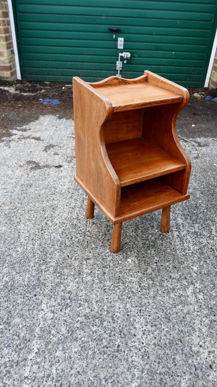 photo vintage Meubelfabrik Oisterwijk Bedside Table   Solid Oak