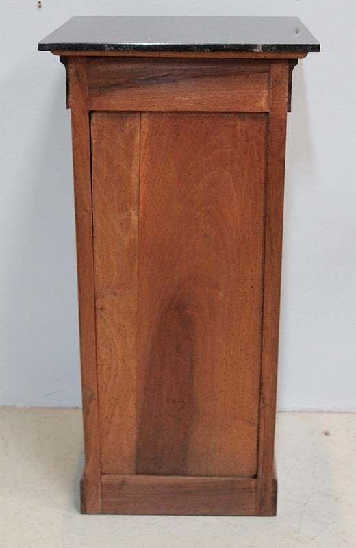 photo furniture Bedside Restoration Walnut 19th