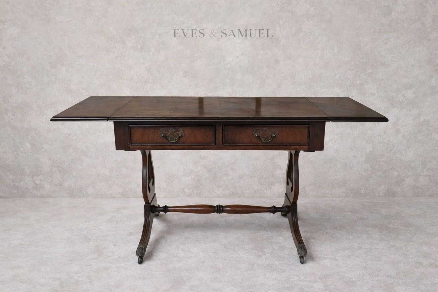Early 20th Century Mahogany Drop Leaf Occasional Table By Andrew Thomson & Sons, photo furniture