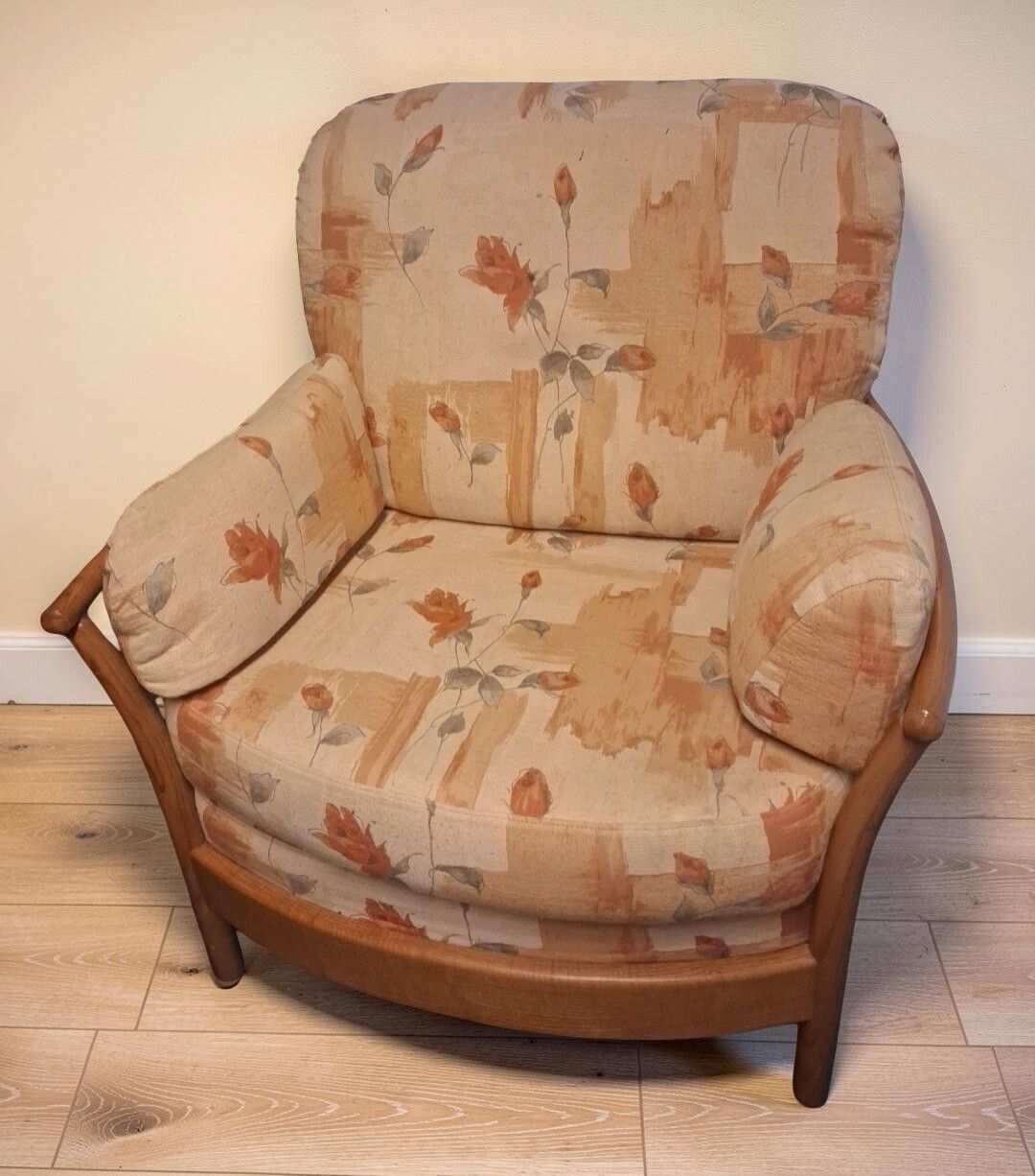 Vintage Ercol Renaissance High Back Very Wide Armchair Very Comfy