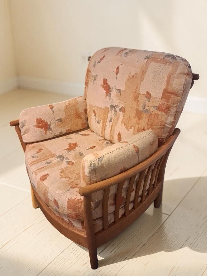 Vintage Ercol Renaissance High Back Very Wide Armchair Very Comfy photo for sale