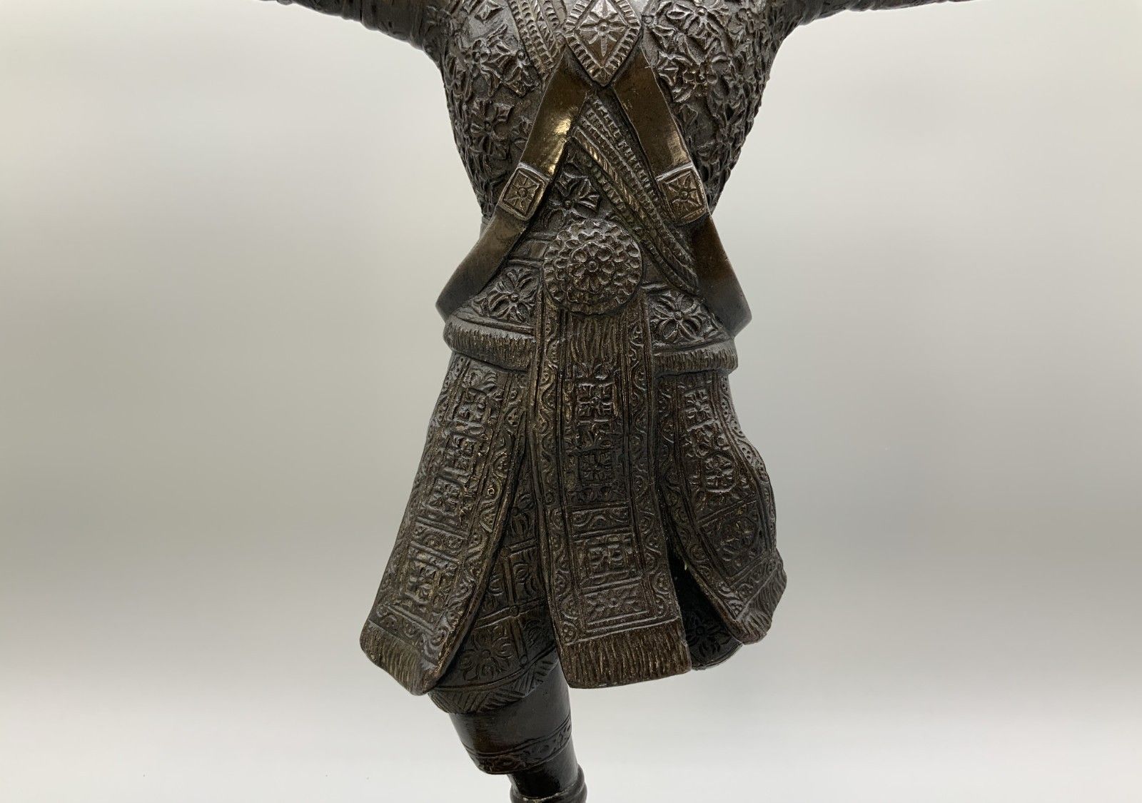 Art Large Bronze Sculpture Court Dancer Statue From The Applied Arts School Bien Hoa photo