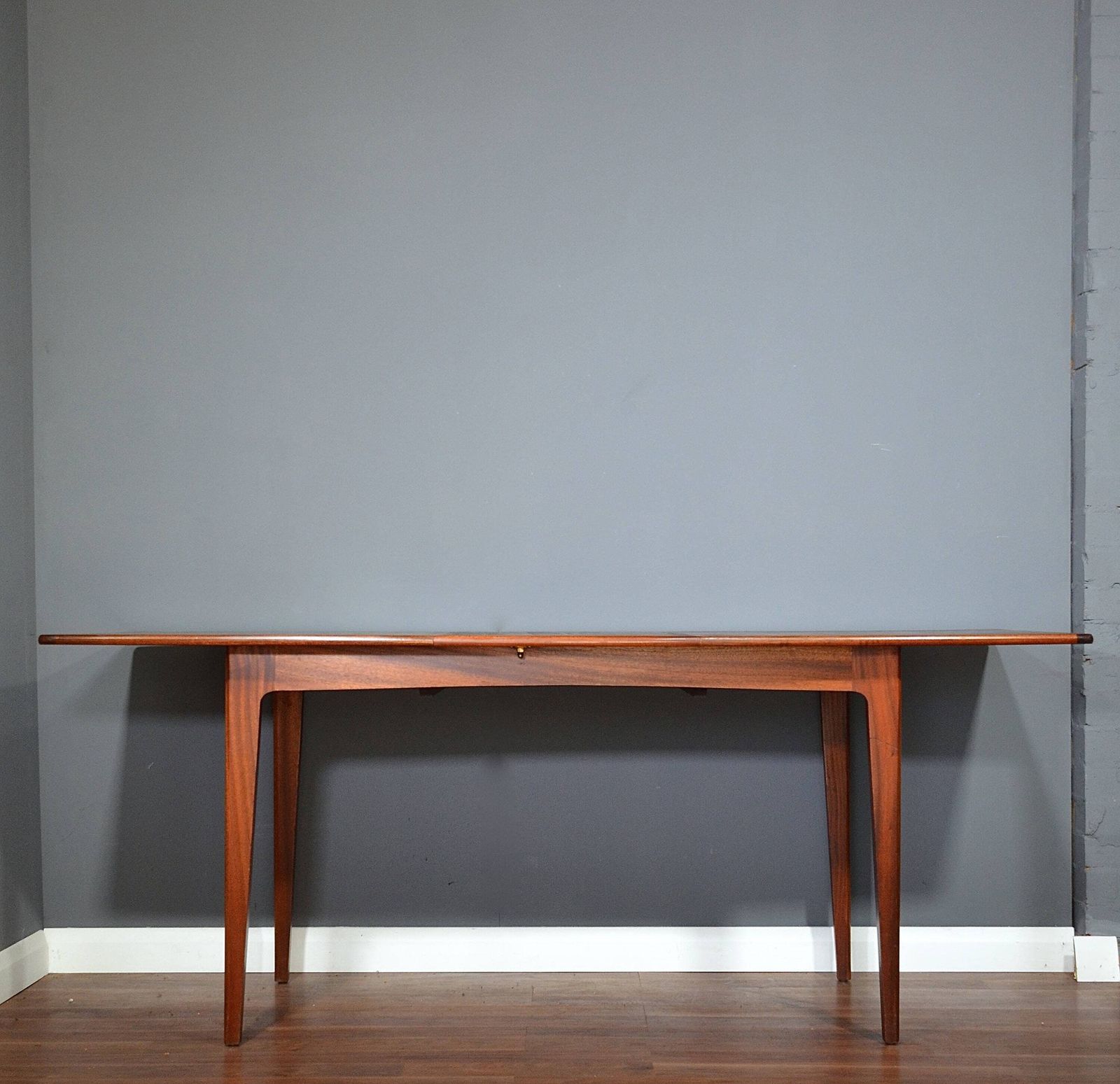 Vintage Midcentury A. Younger Afromosia Fonseca Large Dining Table. Modern / Danish Style. photo for sale