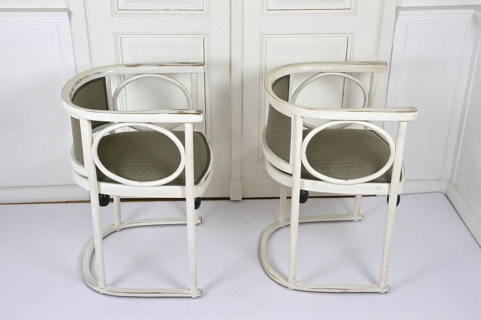 20th Century Thonet Art Nouveau Armchairs By Josef Hoffmann, At Ca. 1905 photo buy