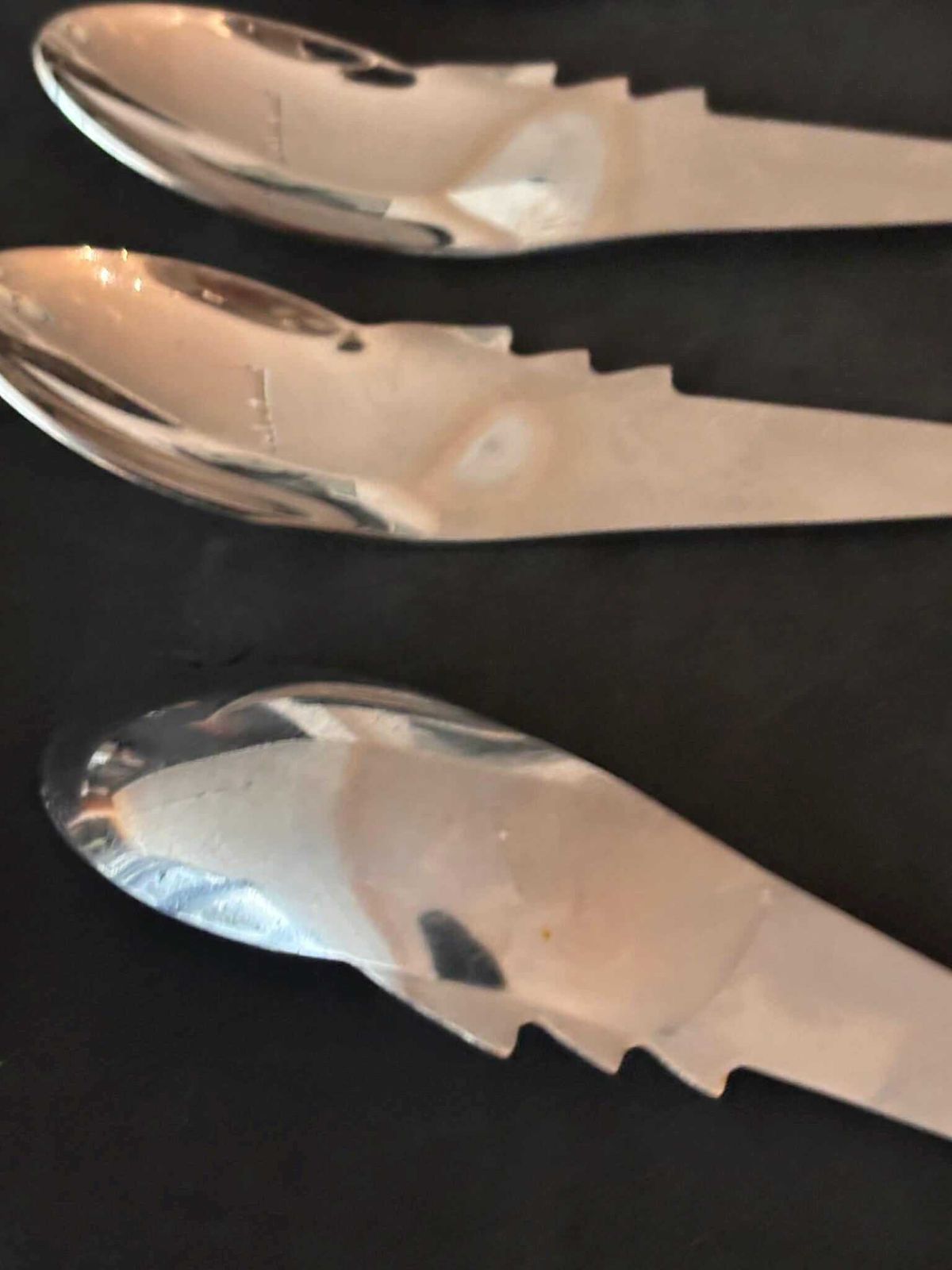 Jean Marie Patois Esotismo Spare Flatware Set: 5 Small Spoons Nautical Fish Design, Star Trek Prop photo buy