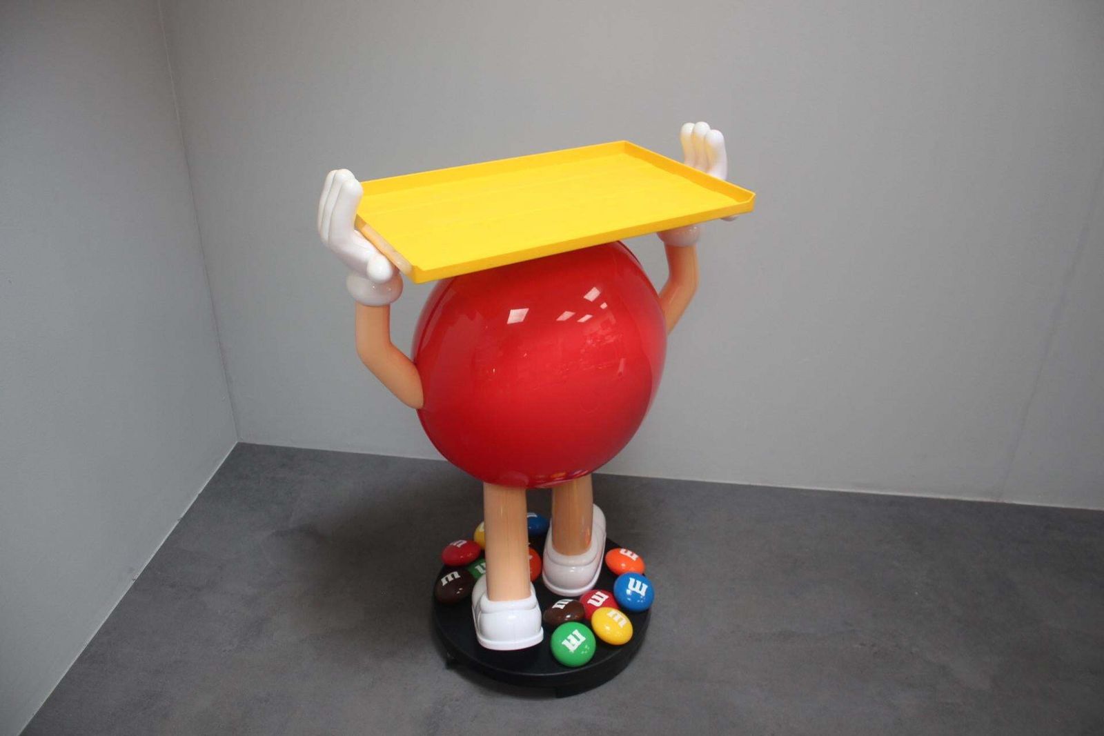 photo for sale Very Rare Plastic Stand Of The M&M's Candy Company Mascot, 1990s.