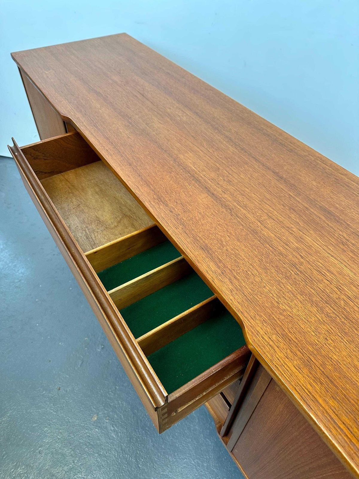 Vintage 1960s Jentique Teak Sideboard. Danish Retro G Plan Mid Century photo vintage