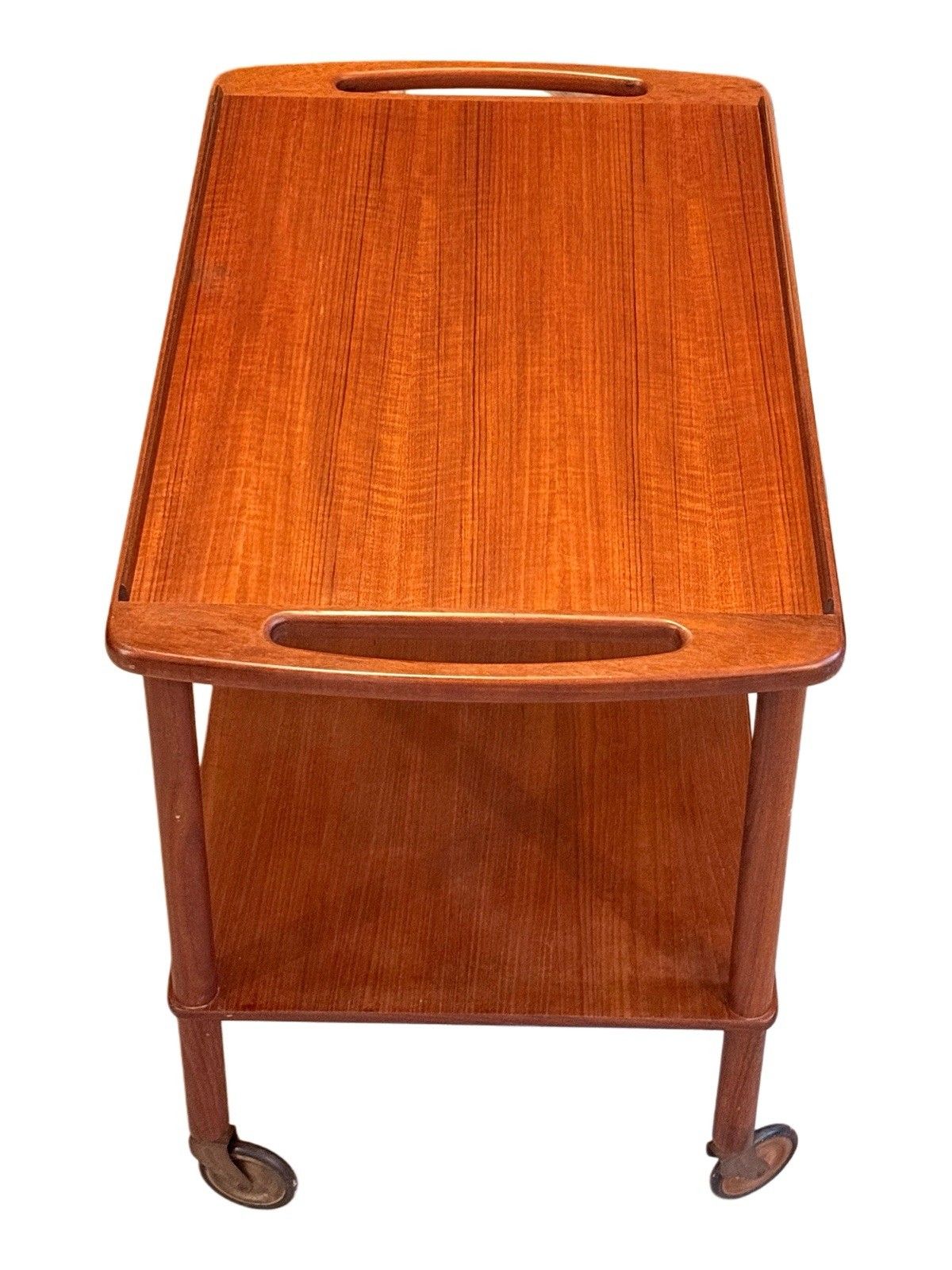 Bowa Denmark Teak Drinks Trolley 1960s Danish Mcm Bar Cart photo for sale