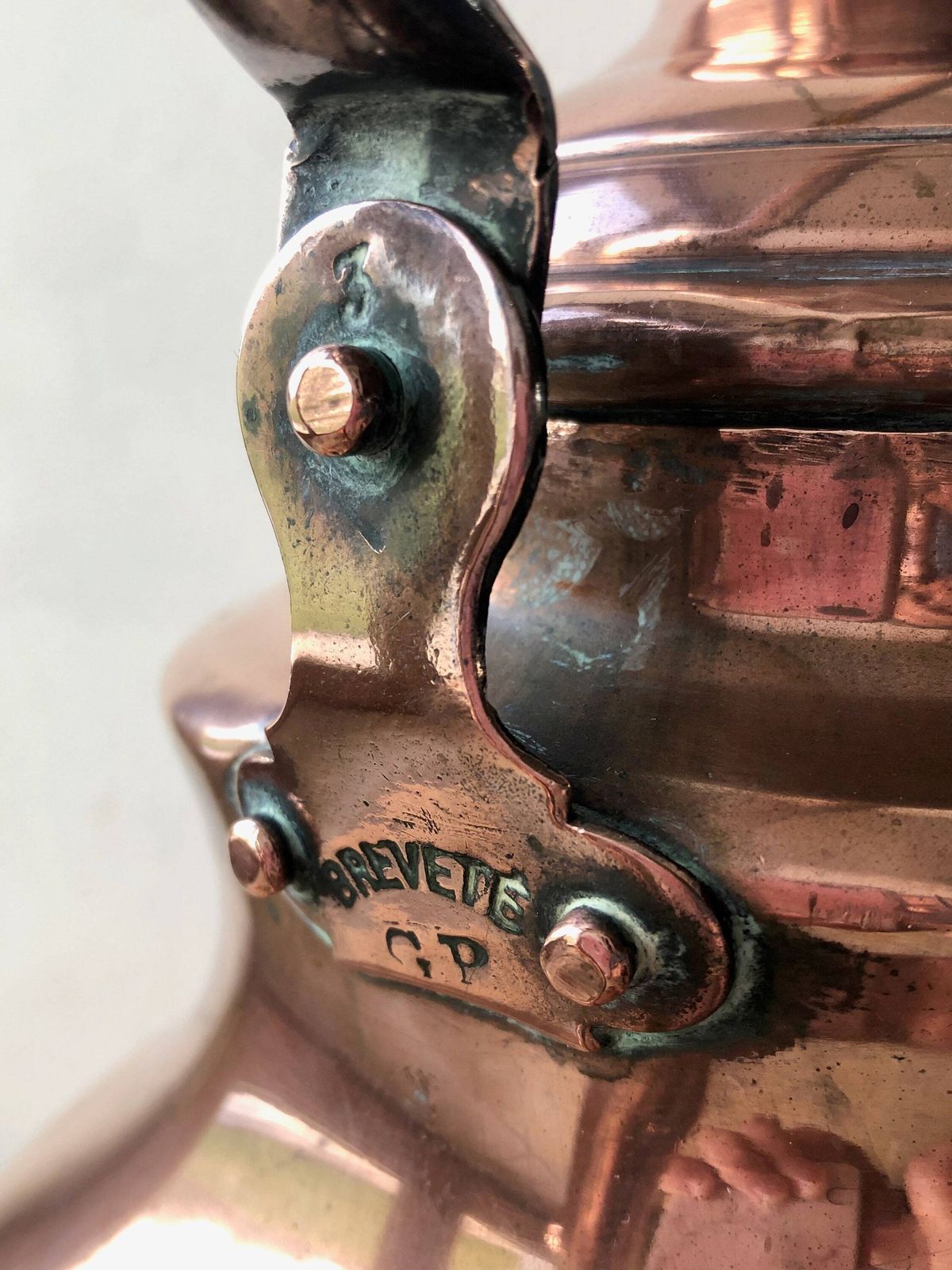 Vintage Koperen Ketel, Koperen Theepot, Rustieke Keuken, Koperwerk, Keukenalia photo for sale