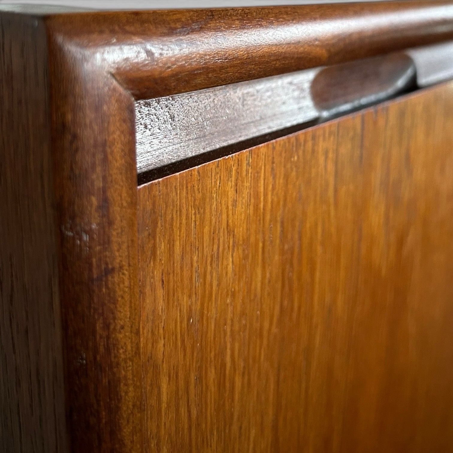 Turnidge Of London Teak Bureau Mid Century Writing Desk photo buy