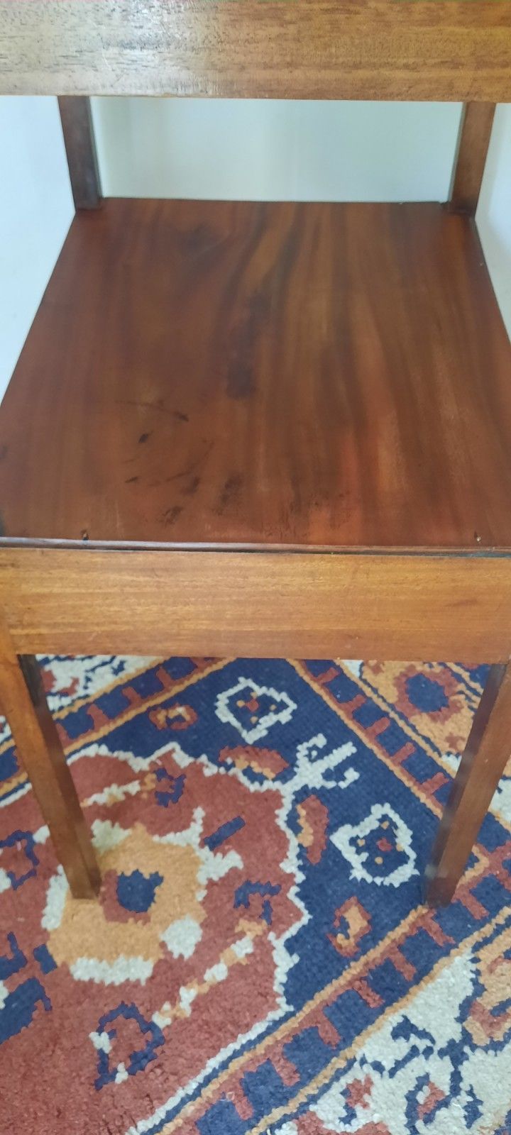 Vintage Antique Georgian Two Tier Mahogany Washstand With Lower Drawer. photo buy