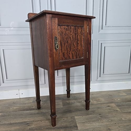 Antique Bedside Cabinet Pot Cupboard Table Edwardian Waring & Gillows Mahogany photo furniture