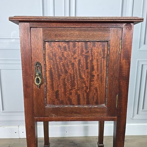 Antique Bedside Cabinet Pot Cupboard Table Edwardian Waring & Gillows Mahogany photo 240.0