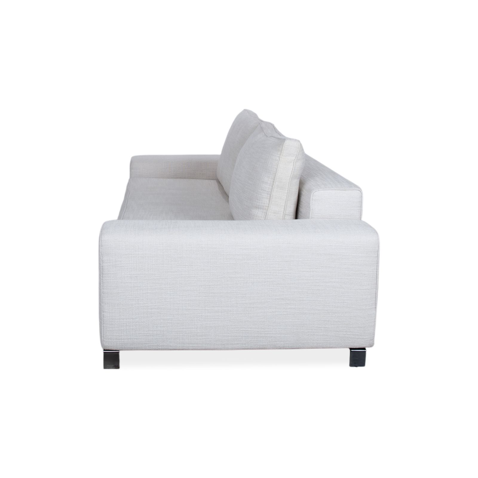 Mobilier Canapé Minotti Williams 3 places en tissu, crème beige photo