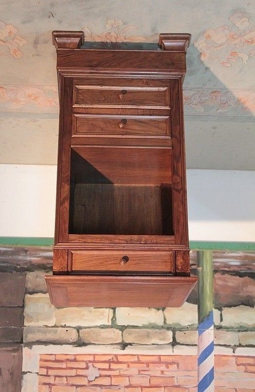 Bedside Walnut Period 1900