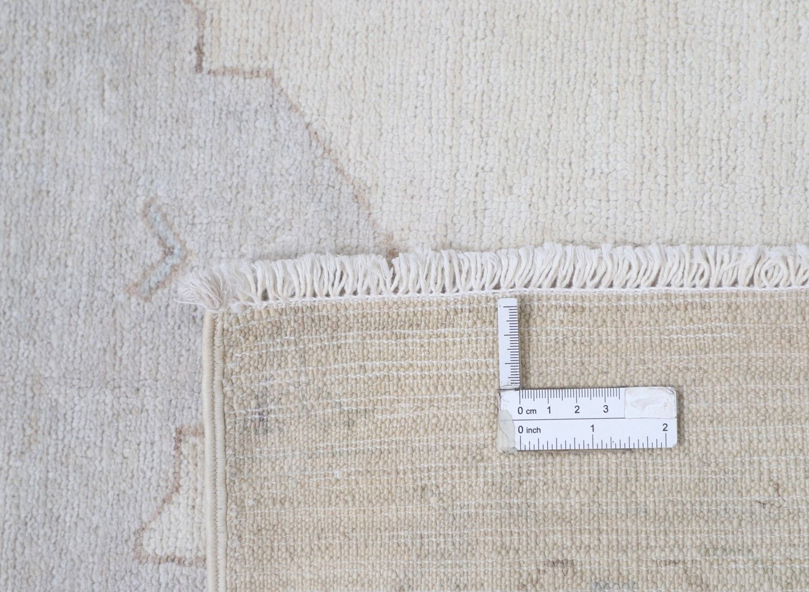 Tapis d'appoint turc noué à la main, 3 x 4,6 pi, laine aux tons sourds photo 693.0