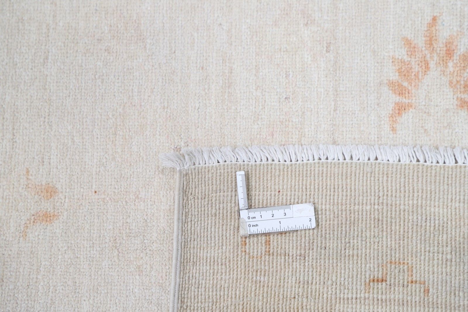 8x10 Ft Handknotted Large Area Rug For Living Room. Decorative Beige Wool Carpet photo buy
