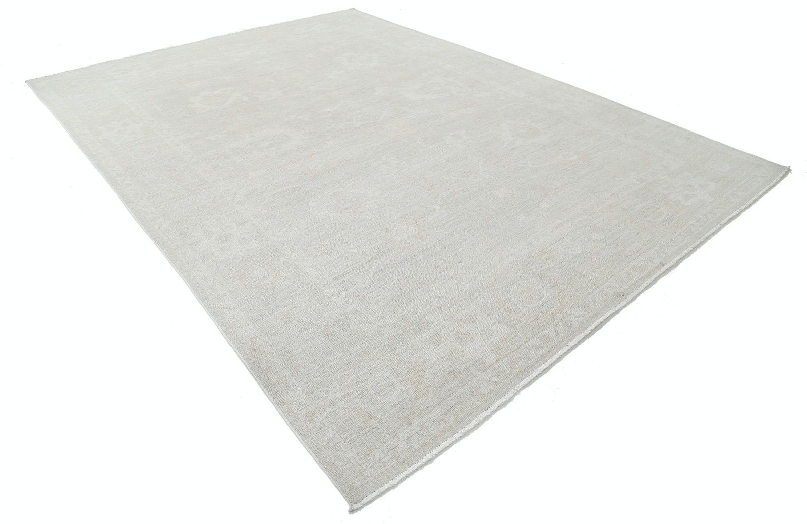 9x12 Ft Beige Wool Large Area Rug. Hand Knotted Carpet For Living Room photo furniture