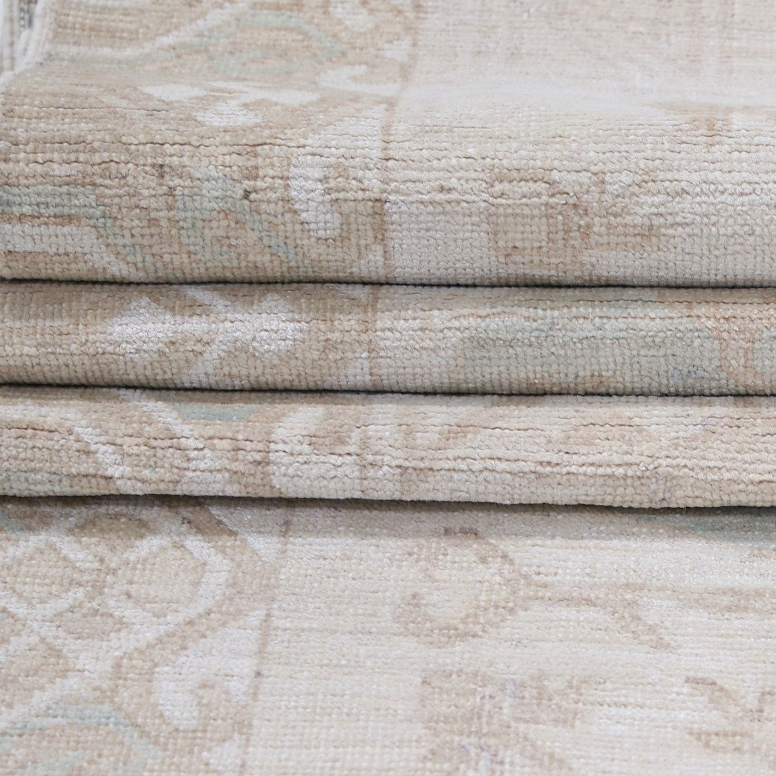 2.7x18 Ft Hand Knotted Long Runner Rug. Soft Toned Corridor Rug For Hallway photo buy