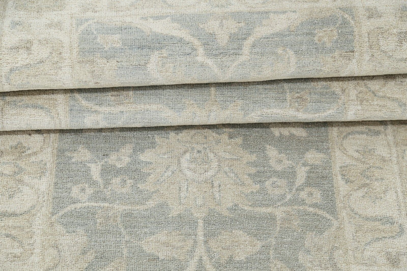 2.6x8 Ft Hand Knotted Runner Rug. Soft Toned Hallway, Corridor And Entryway Rug photo vinterior