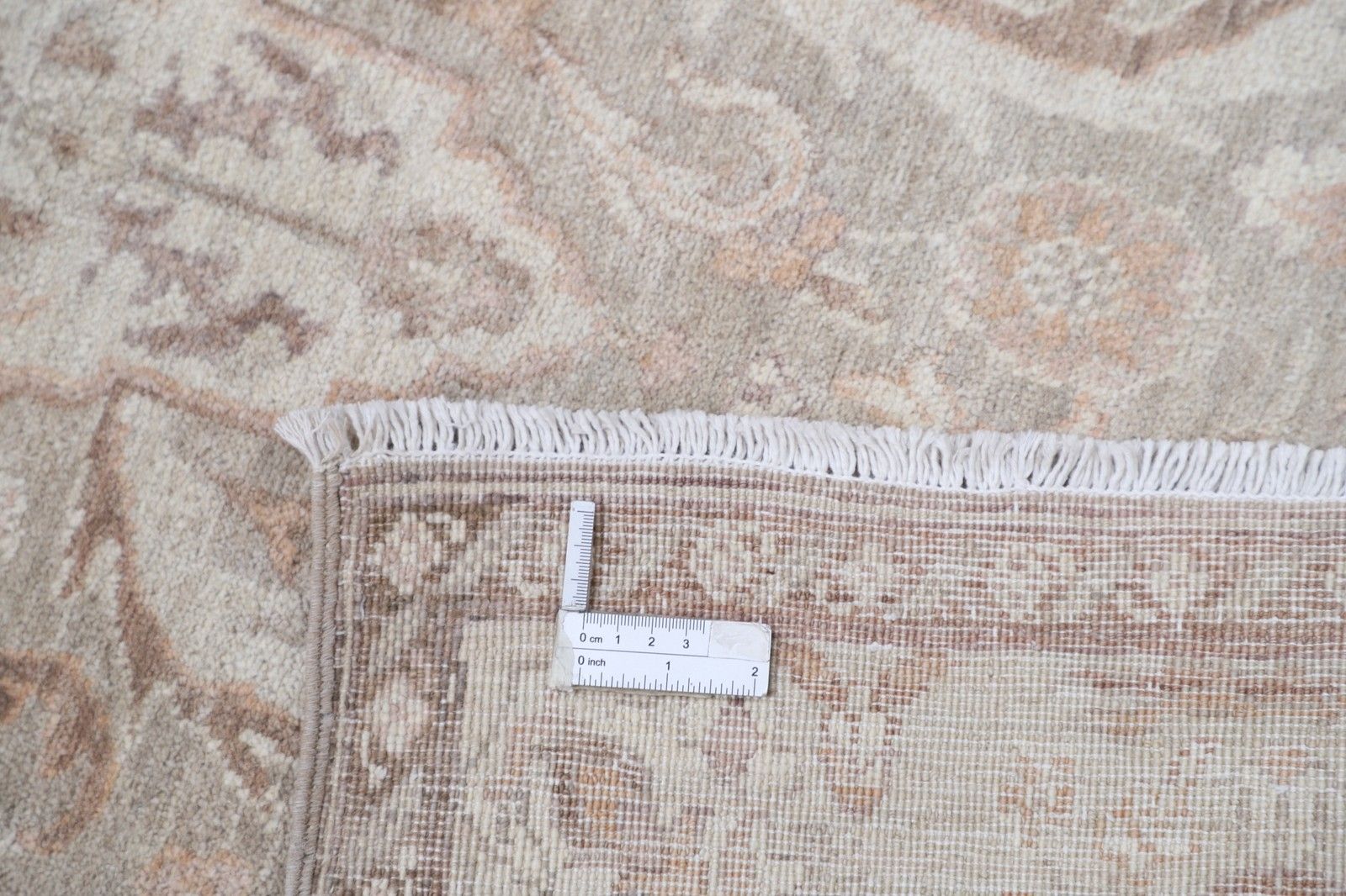 Tapis d'appoint traditionnel noué à la main, 3 x 4,6 pi. Tapis en laine à motifs floraux dans des tons doux photo 693.0